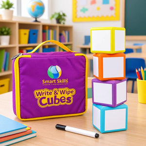 Write & Wipe Cubes – Interactive Educational Strategy Tool for Teachers & Classrooms - Fun Learning Store