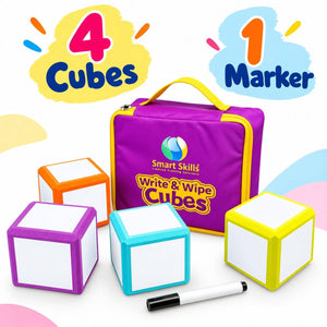 Write & Wipe Cubes – Interactive Educational Strategy Tool for Teachers & Classrooms - Fun Learning Store