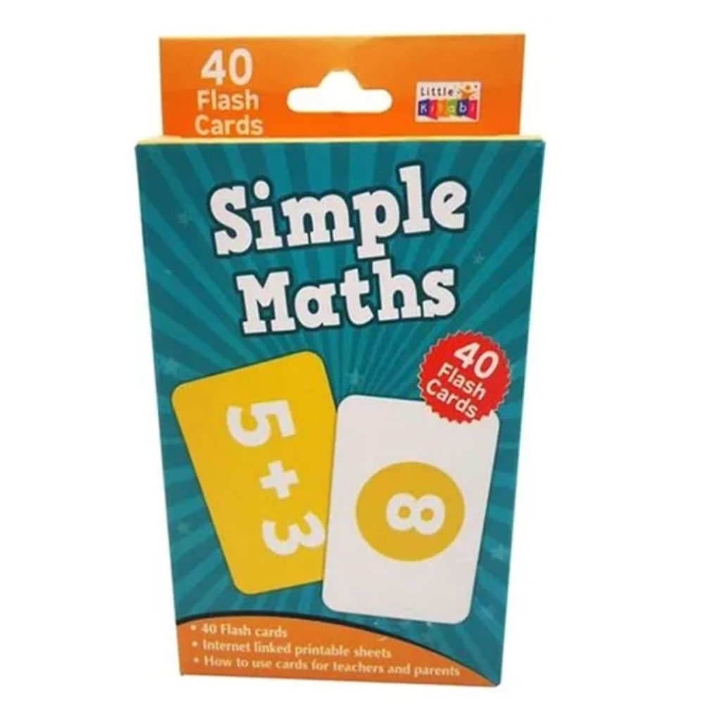 Simple Math Flash Cards