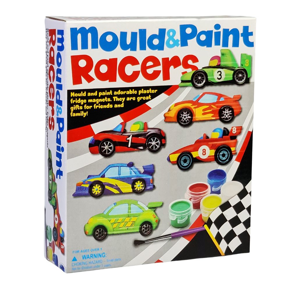 Mould and Paint Crafts Racing Cars