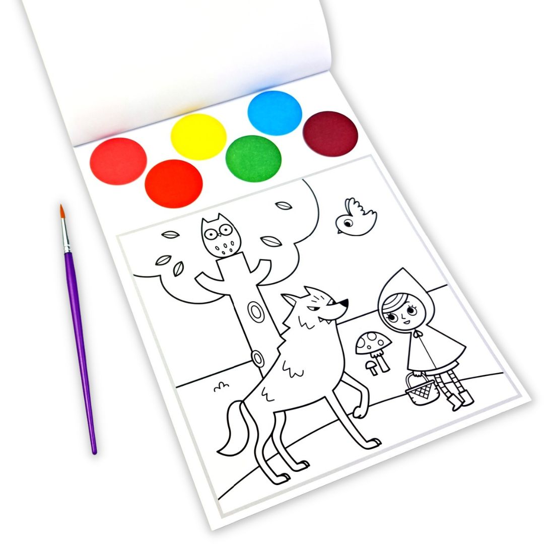 Magic Water Coloring - Stories, Coloring Book for Children