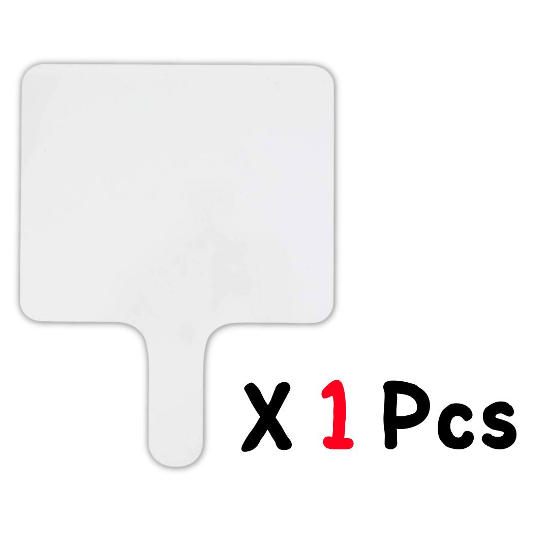 Dry Erase Answer Paddle Double Sided - Small Handheld Whiteboard