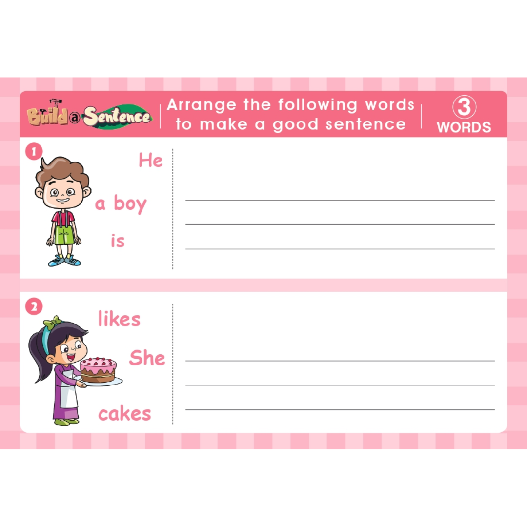 Sentence Formation Cards - English