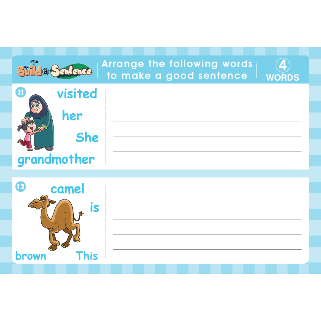 Sentence Formation Cards - English