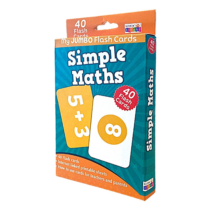 Simple Math Flash Cards