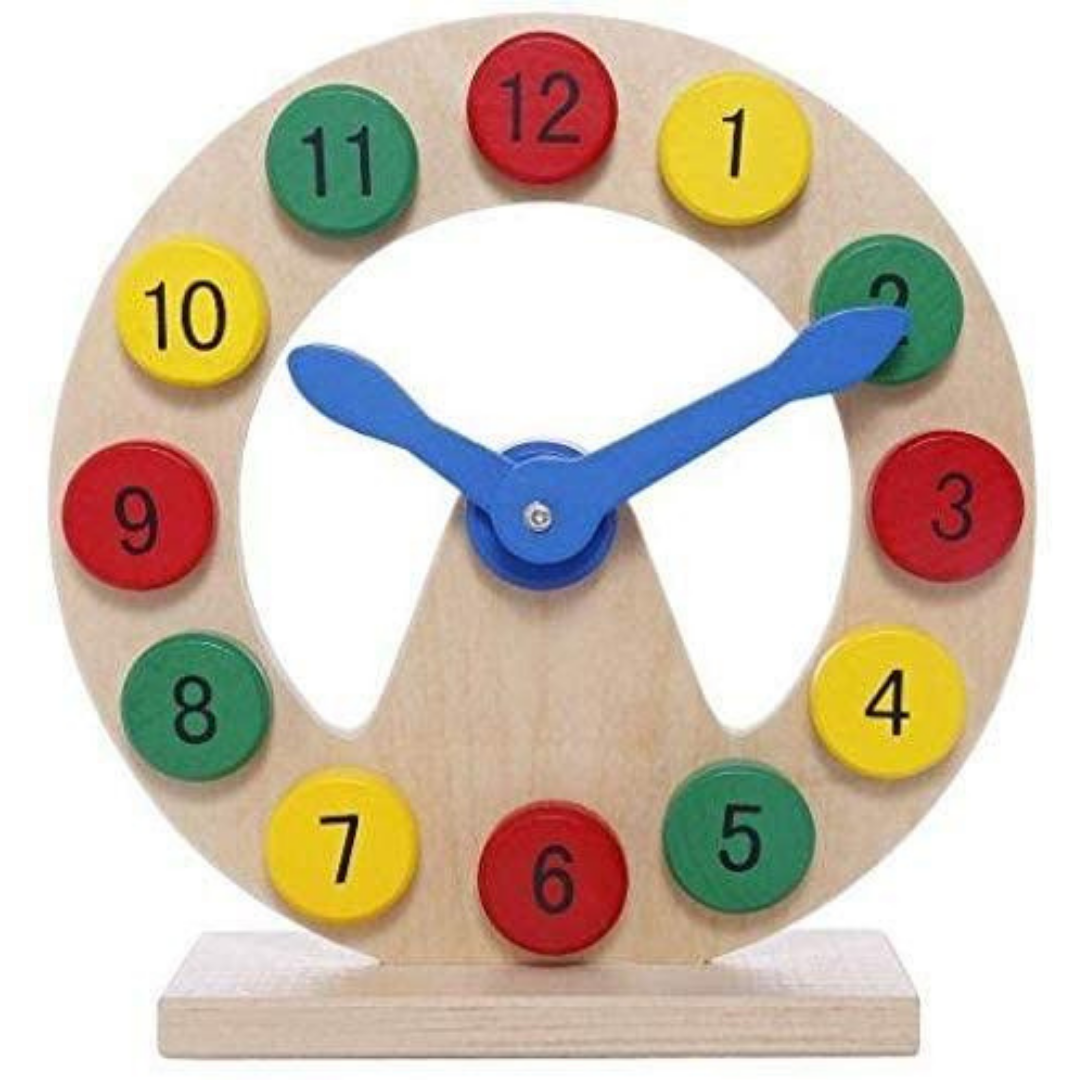Wooden Digital Clock Toy