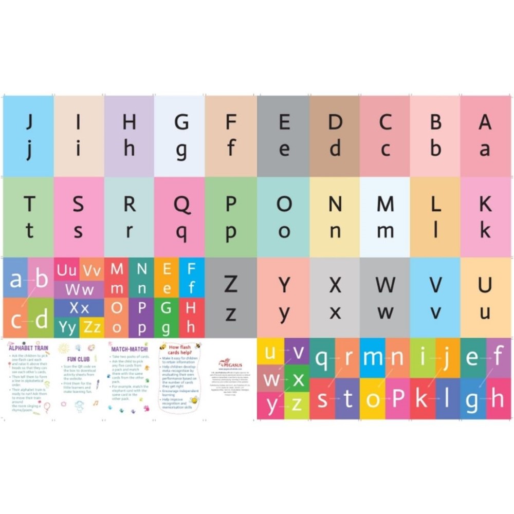 English Letters Flash Cards