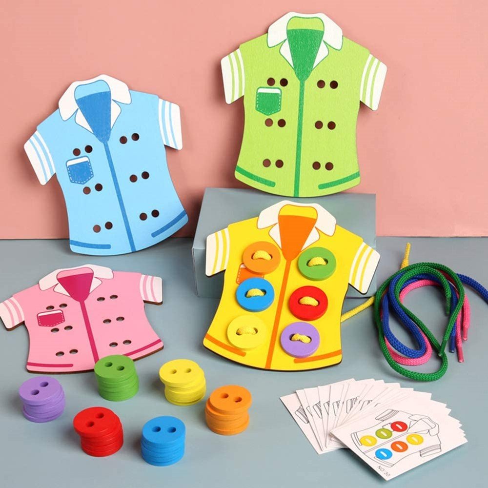 Buttons Threading Toy - Fun Learning Store