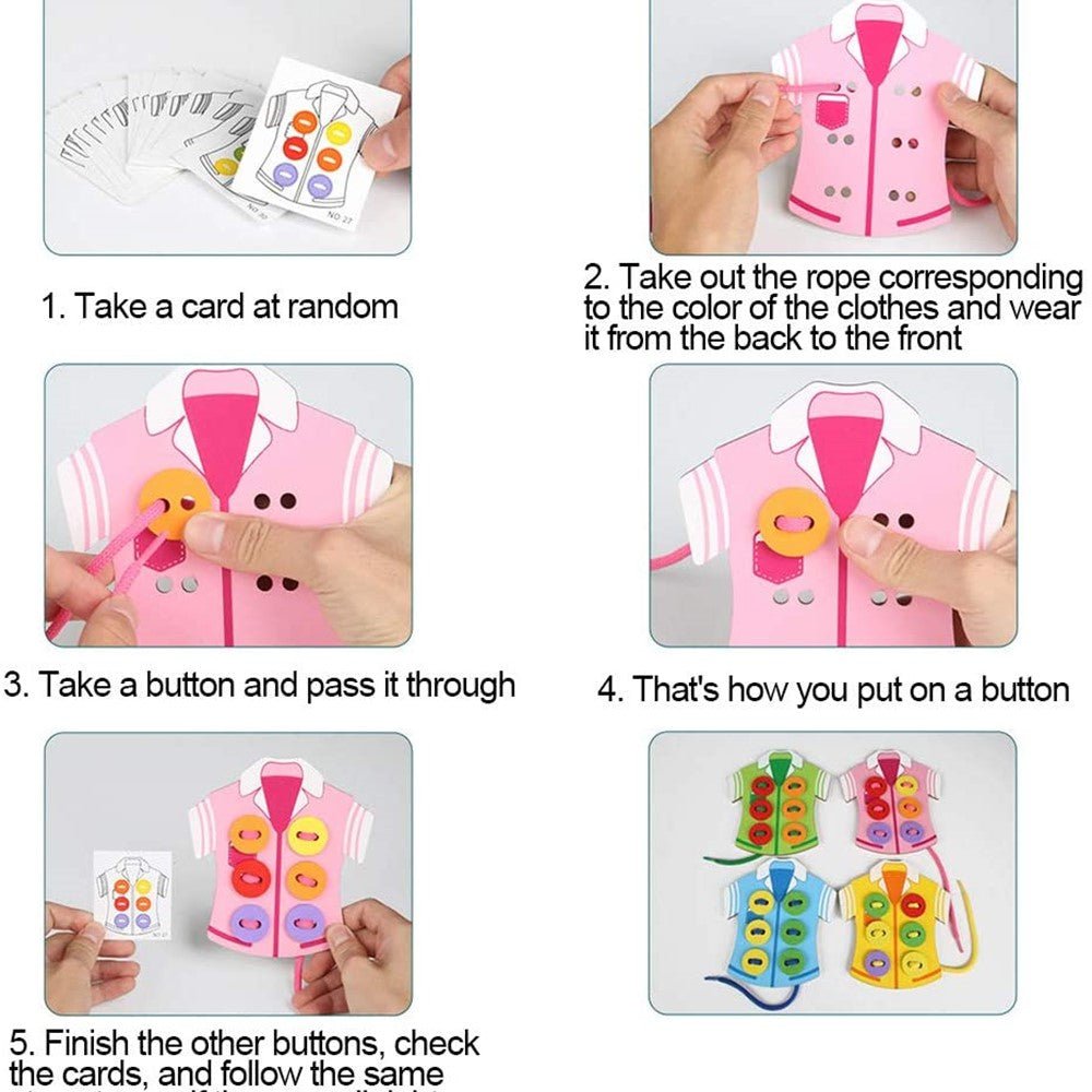 Buttons Threading Toy - Fun Learning Store