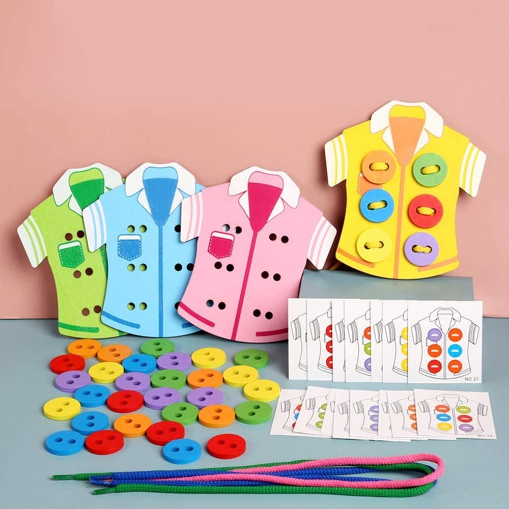 Buttons Threading Toy - Fun Learning Store