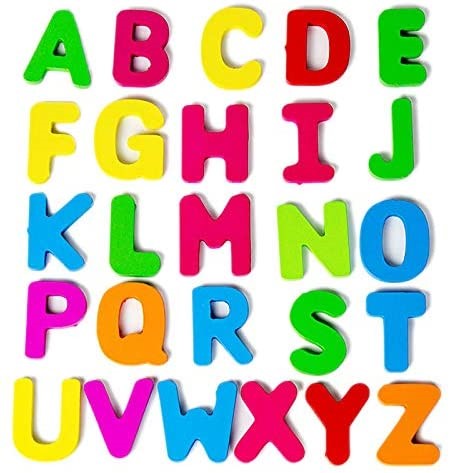 English Letters Learning Card