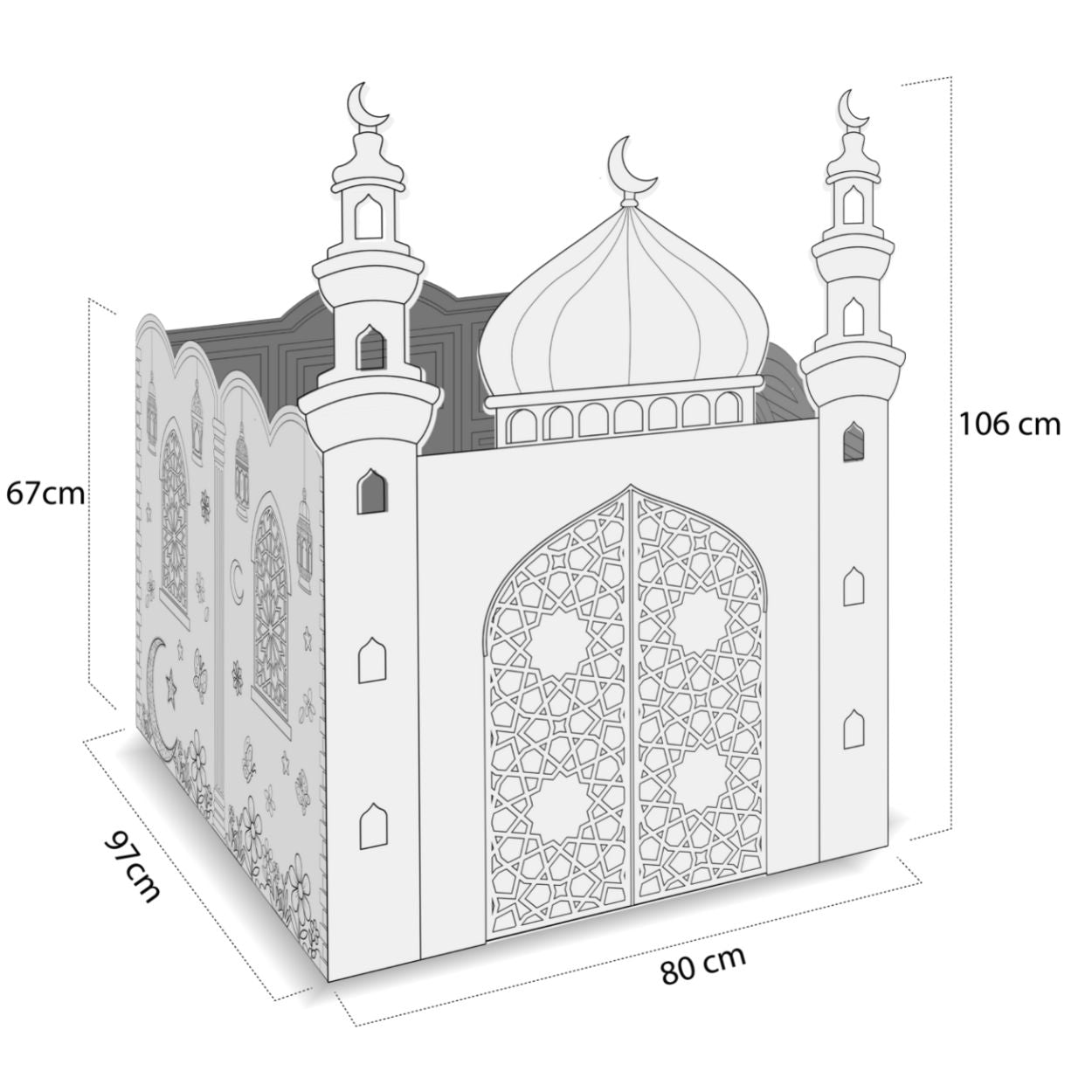 DIY Mosque | Build and Color your Mosque - Fun Learning Store