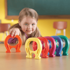 Horseshoe - Shaped Magnets | Mighty Magnets (Set of 6) Primary Science set| Age 3+ - Fun Learning Store
